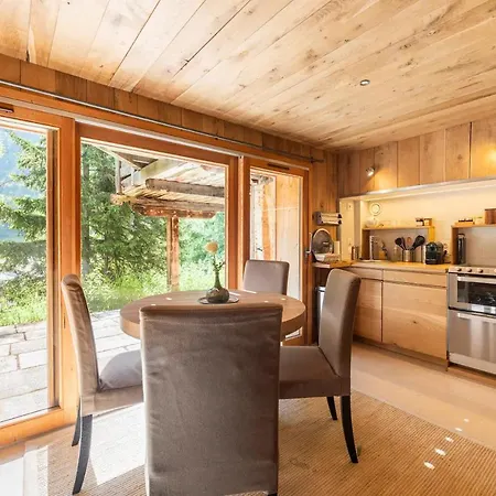 Ananda Avec Sauna, Baignoire Balneo Et Terrasse 公寓 霞慕尼